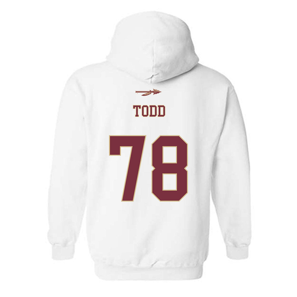 FSU - NCAA Football : Jayden Todd - Classic Shersey Hooded Sweatshirt-1