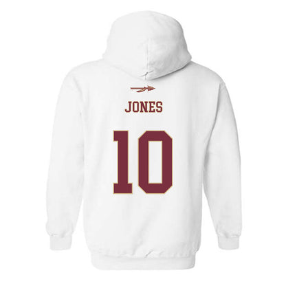 FSU - NCAA Football : Christopher Jones - Classic Shersey Hooded Sweatshirt-1