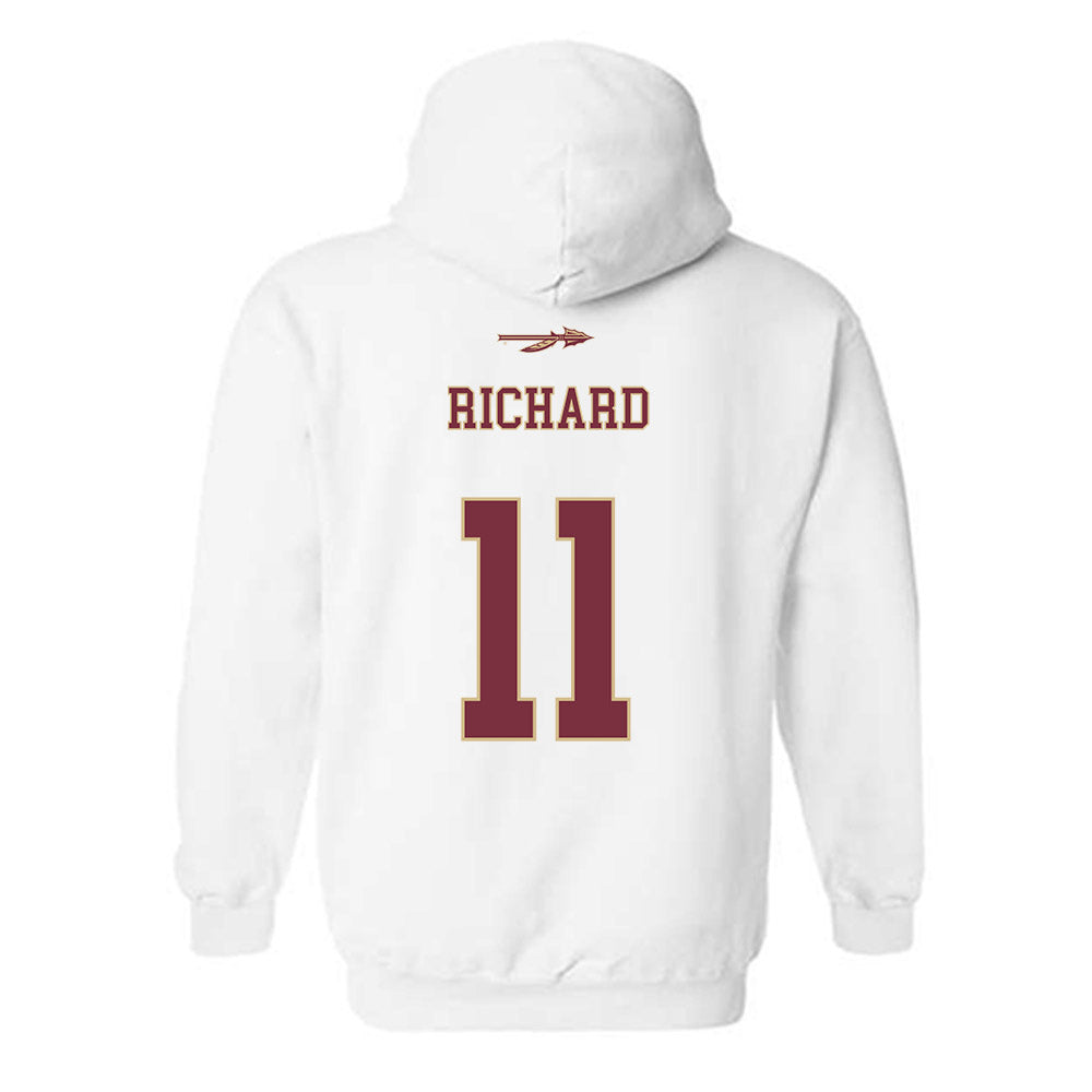 FSU - NCAA Football : Cj Richard - Classic Shersey Hooded Sweatshirt-1