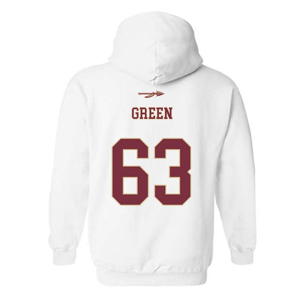 FSU - NCAA Football : Jakobe Green - Classic Shersey Hooded Sweatshirt-1