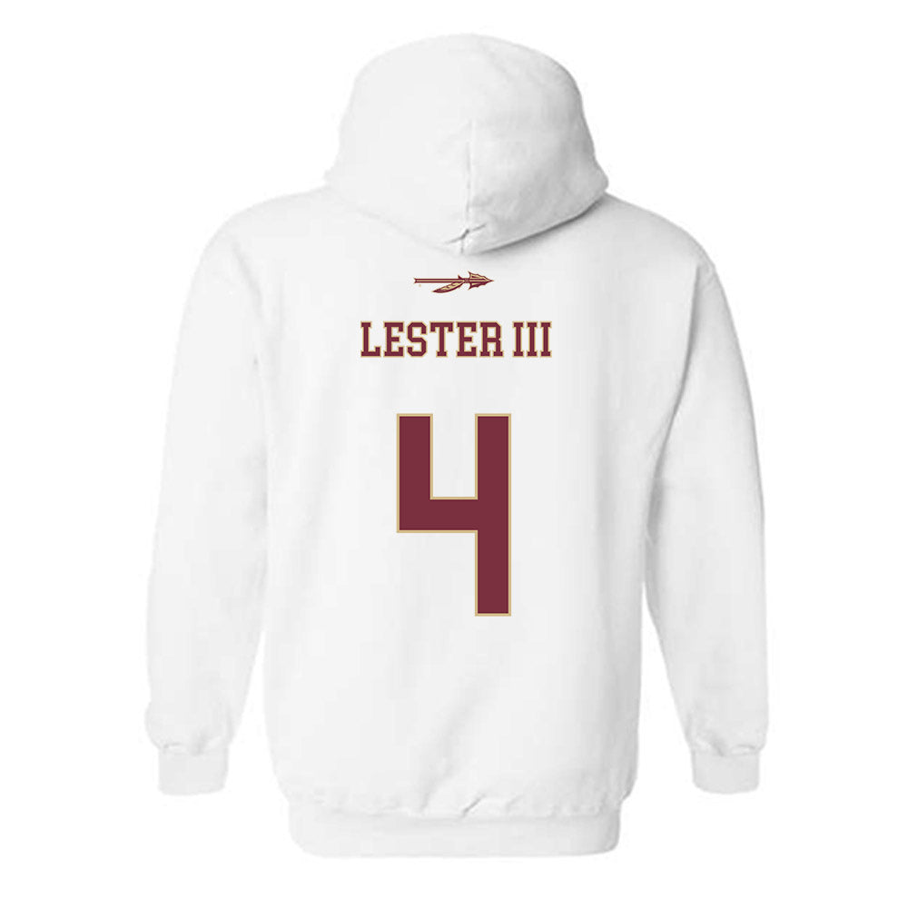 FSU - NCAA Football : Charles Lester III - Classic Shersey Hooded Sweatshirt-1