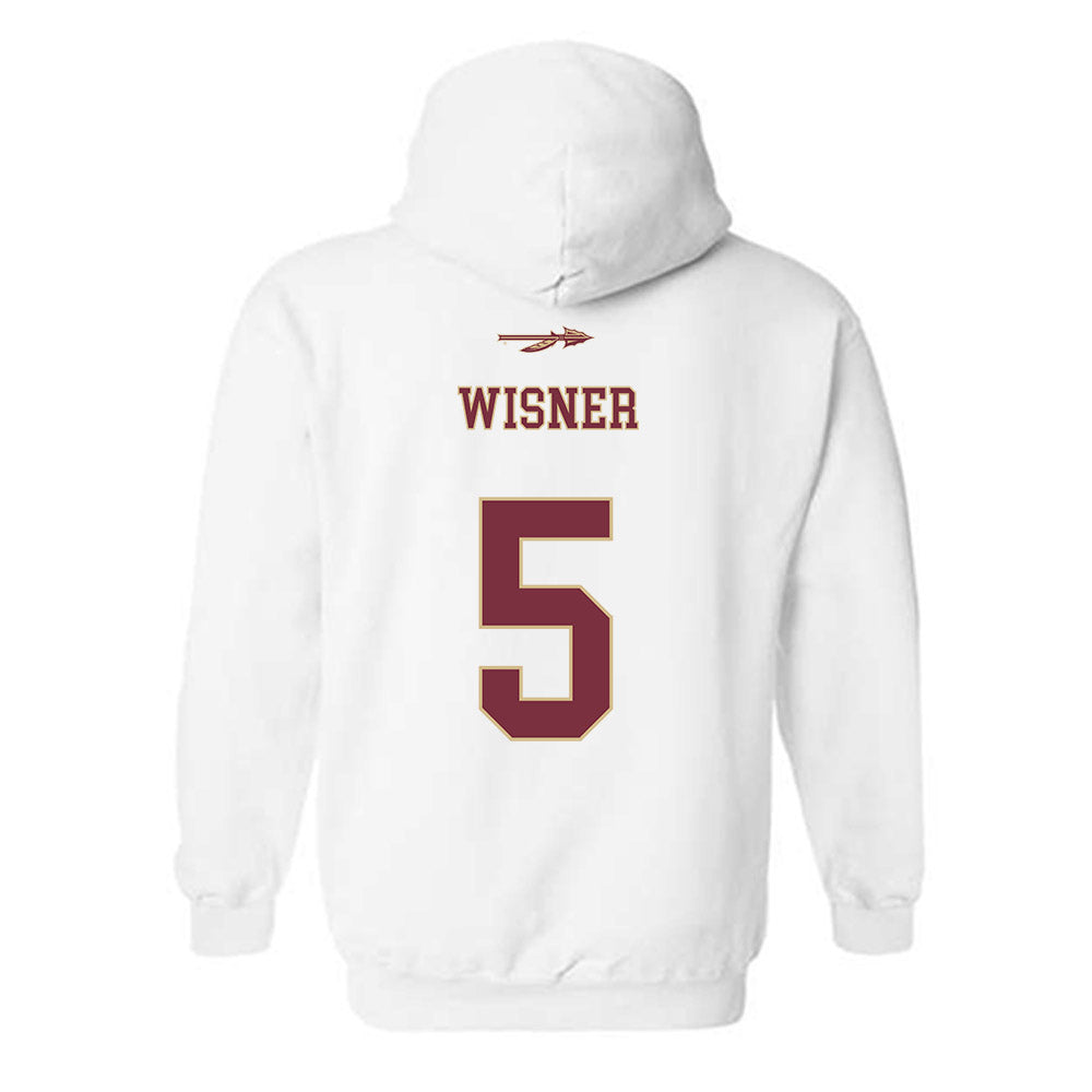 FSU - NCAA Football : Tre Wisner - Classic Shersey Hooded Sweatshirt-1
