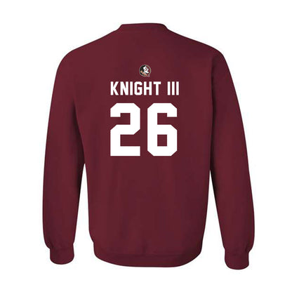 FSU - NCAA Football : Ricky Knight III - Sports Shersey Crewneck Sweatshirt-1