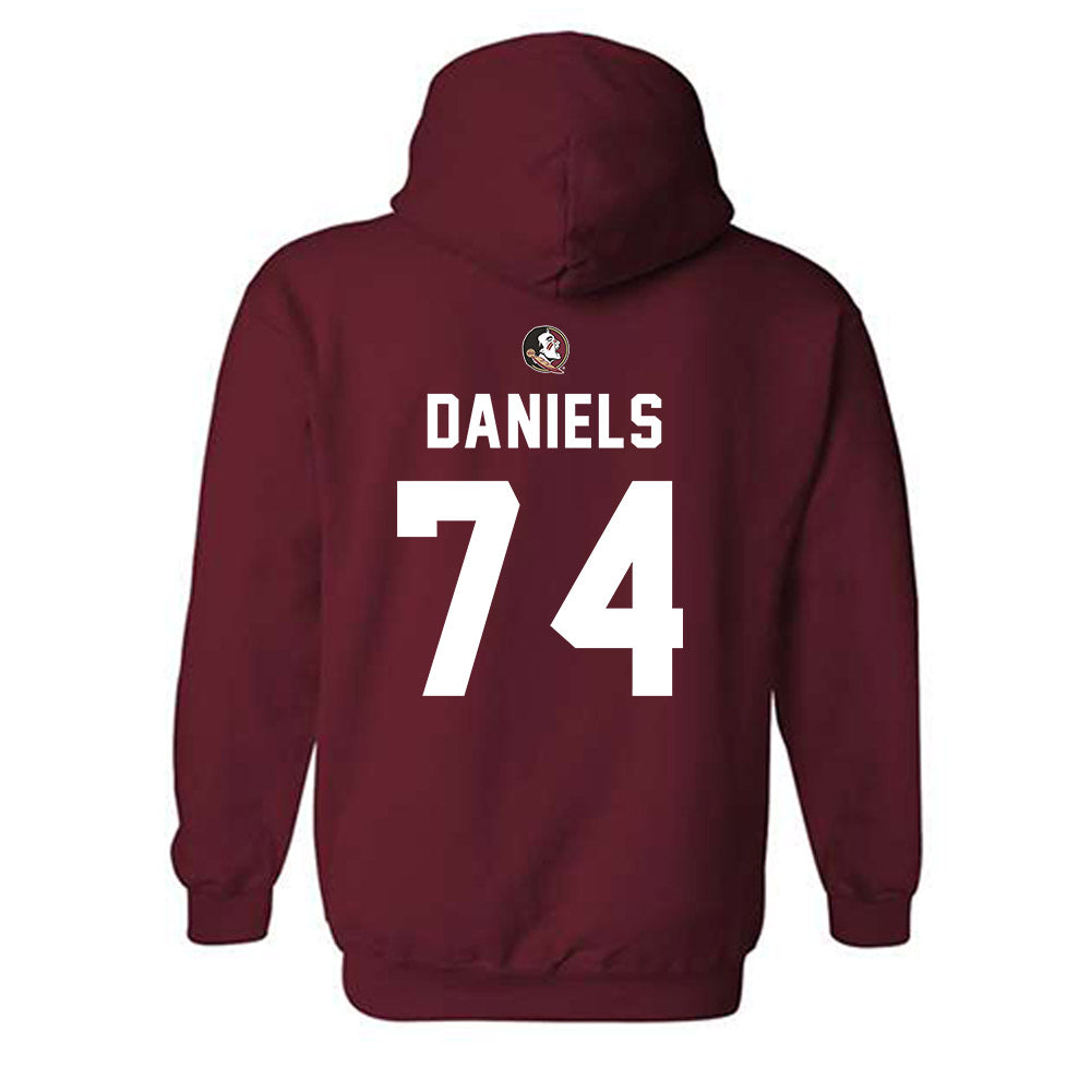 FSU - NCAA Football : Jonathan Daniels - Sports Shersey Hooded Sweatshirt-1