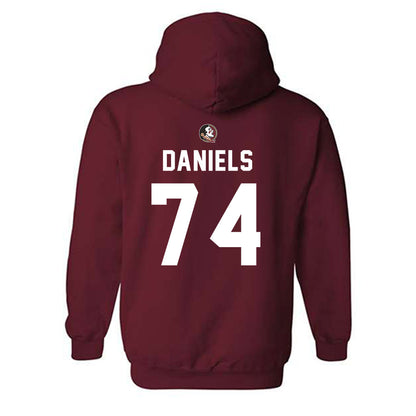 FSU - NCAA Football : Jonathan Daniels - Sports Shersey Hooded Sweatshirt-1