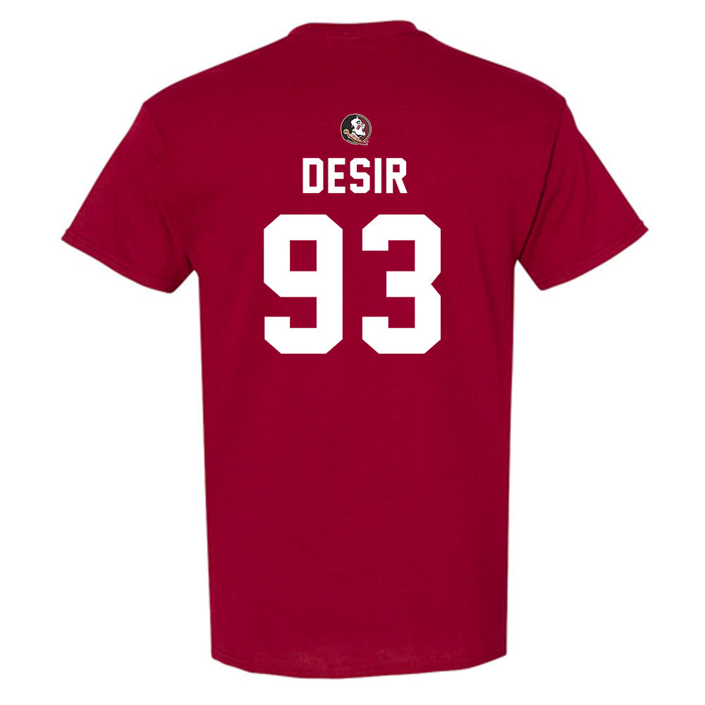 FSU - NCAA Football : Mandrell Desir - Sports Shersey T-Shirt-1