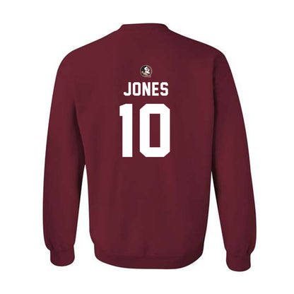 FSU - NCAA Football : Christopher Jones - Sports Shersey Crewneck Sweatshirt-1