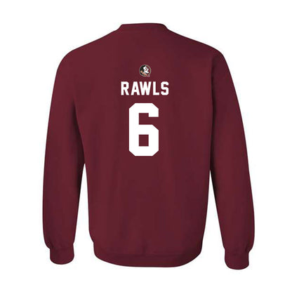 FSU - NCAA Football : Ja'Bril Rawls - Sports Shersey Crewneck Sweatshirt-1