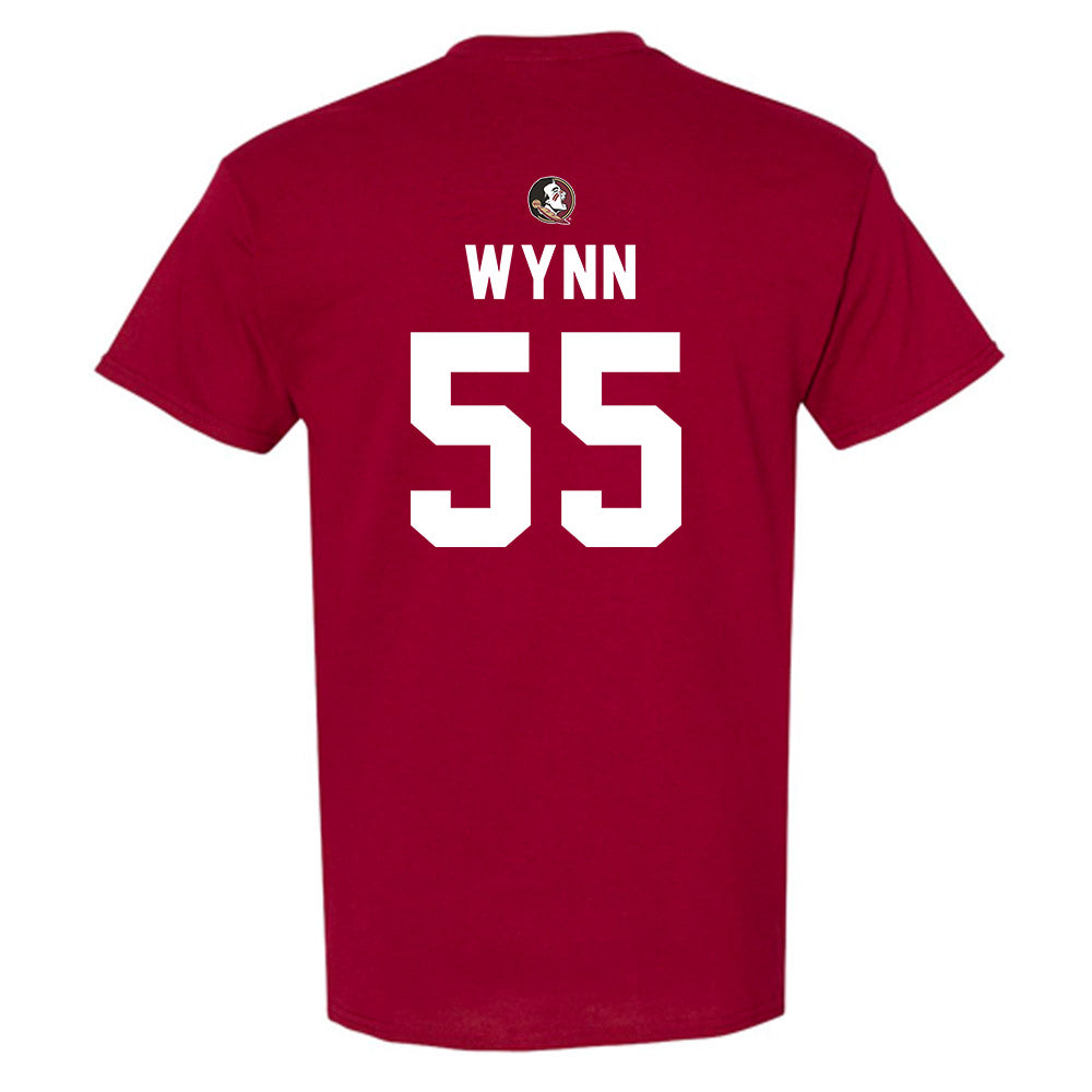 FSU - NCAA Football : Kevin Wynn - Sports Shersey T-Shirt-1