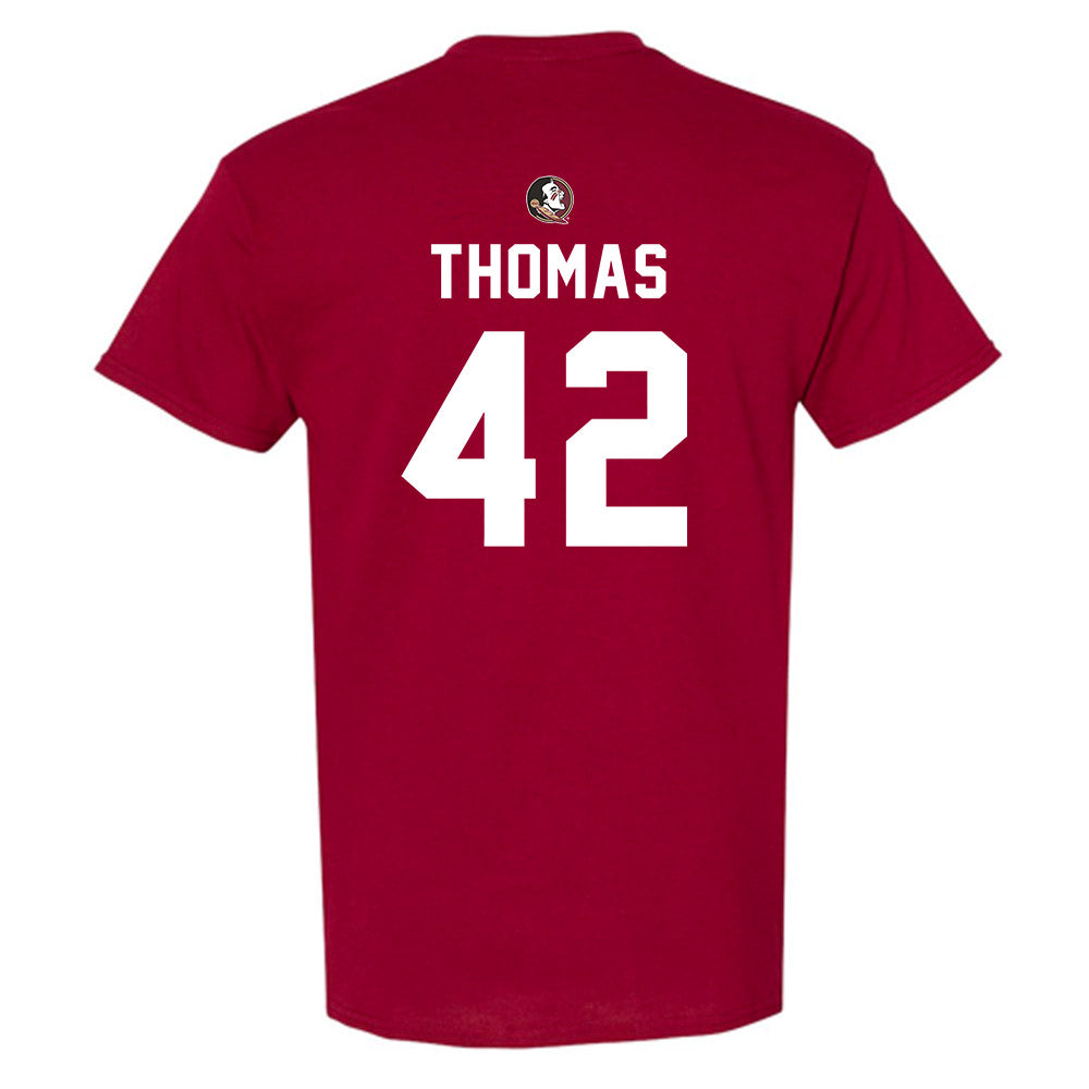 FSU - NCAA Football : Chris Thomas - Sports Shersey T-Shirt-1