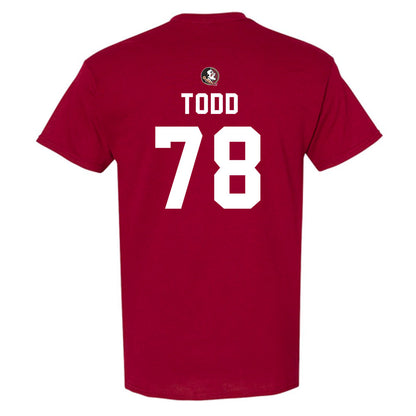 FSU - NCAA Football : Jayden Todd - Sports Shersey T-Shirt-1