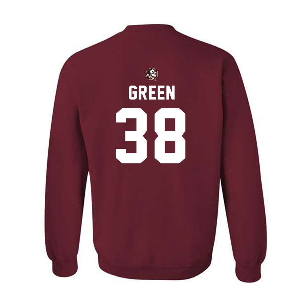FSU - NCAA Football : Daylen Green - Sports Shersey Crewneck Sweatshirt-1