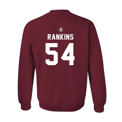 FSU - NCAA Football : Earnest Rankins - Sports Shersey Crewneck Sweatshirt-1