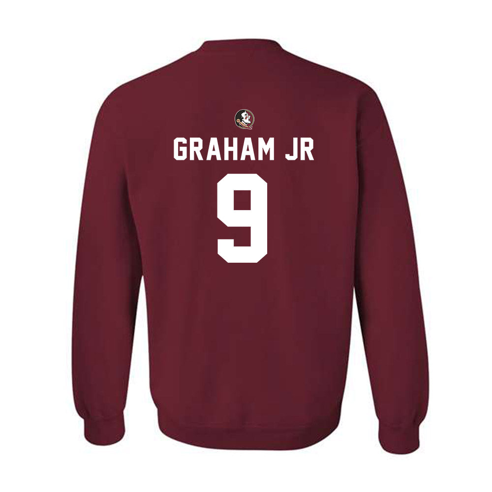 FSU - NCAA Football : Omar Graham Jr - Sports Shersey Crewneck Sweatshirt-1