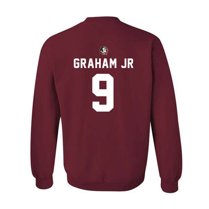 FSU - NCAA Football : Omar Graham Jr - Sports Shersey Crewneck Sweatshirt-1