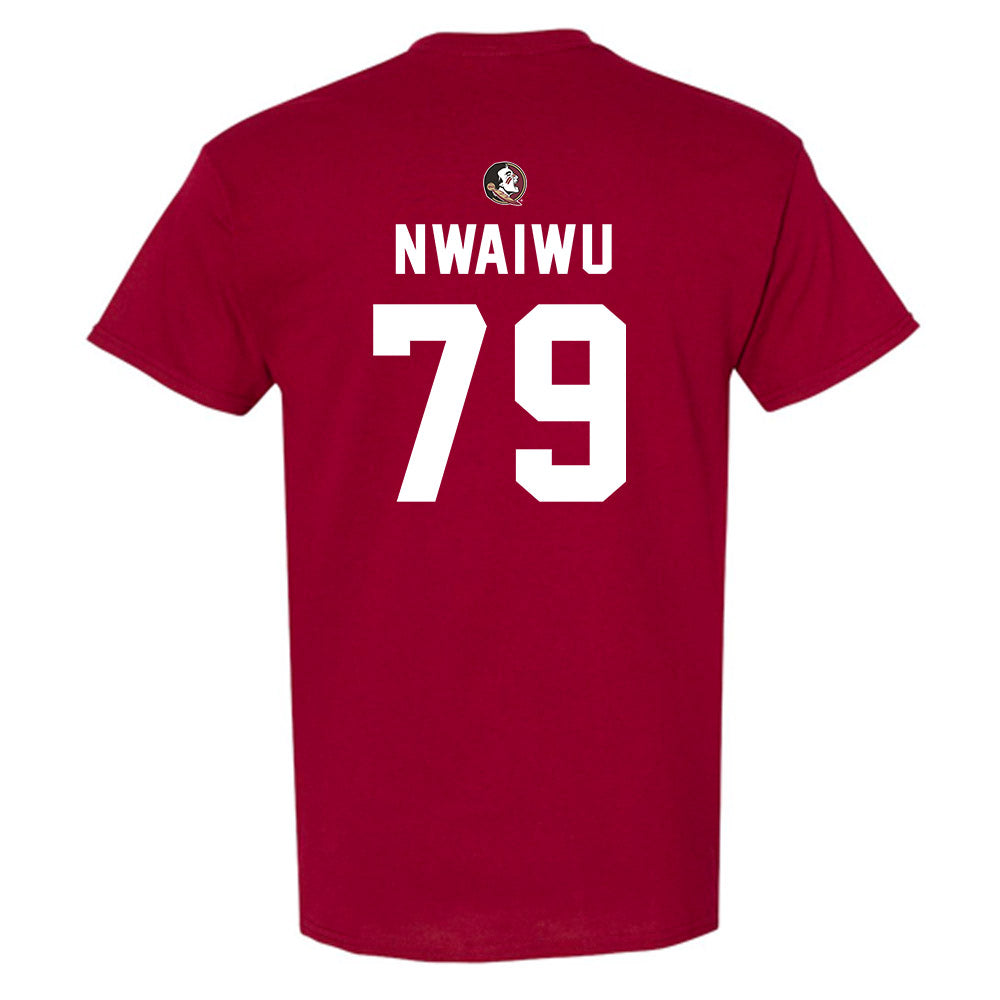 FSU - NCAA Football : Chimdia Nwaiwu - Sports Shersey T-Shirt-1