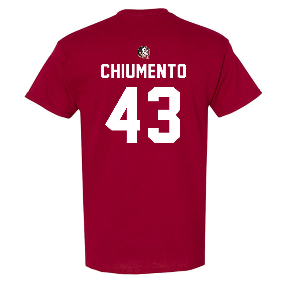FSU - NCAA Football : Mac Chiumento - Sports Shersey T-Shirt-1