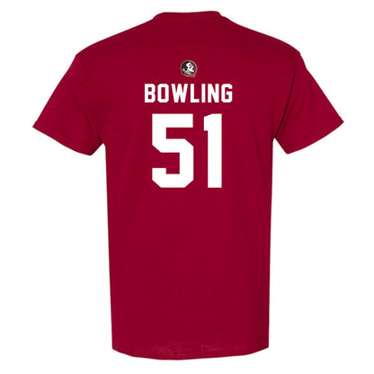 FSU - NCAA Football : Paul Bowling - Sports Shersey T-Shirt-1