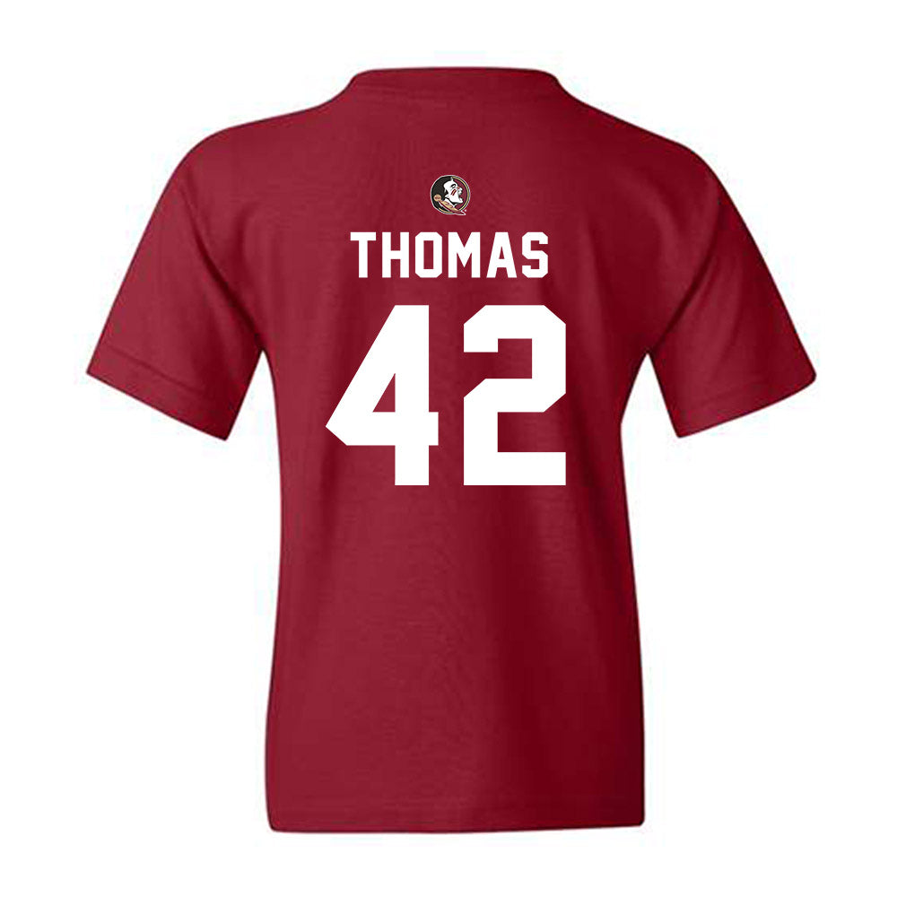 FSU - NCAA Football : Chris Thomas - Sports Shersey Youth T-Shirt-1