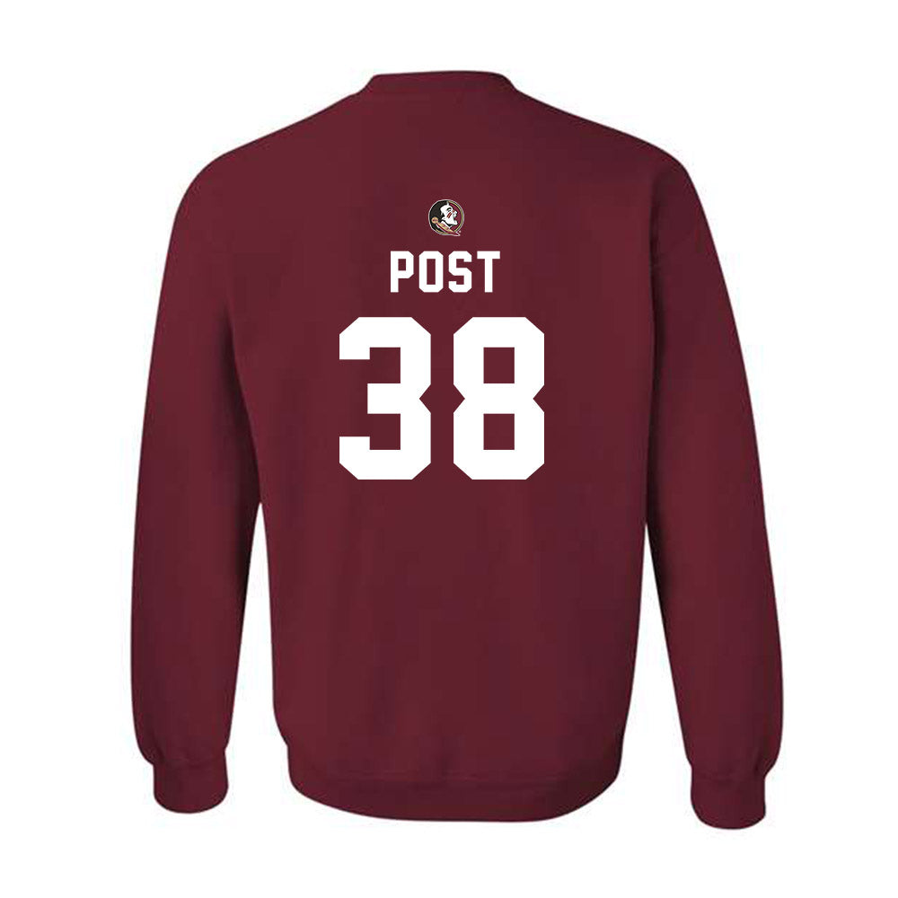 FSU - NCAA Football : Ethan Post - Sports Shersey Crewneck Sweatshirt-1