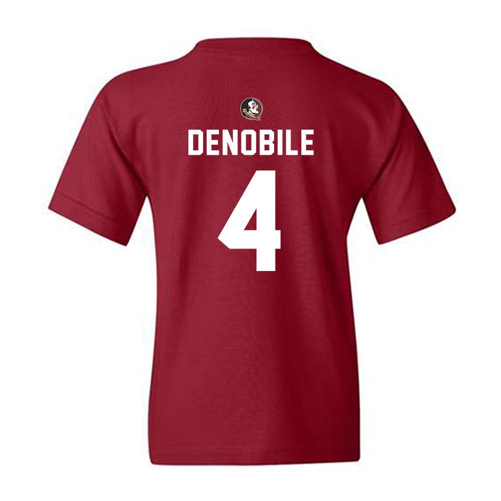 FSU - NCAA Football : Dean DeNobile - Sports Shersey Youth T-Shirt-1
