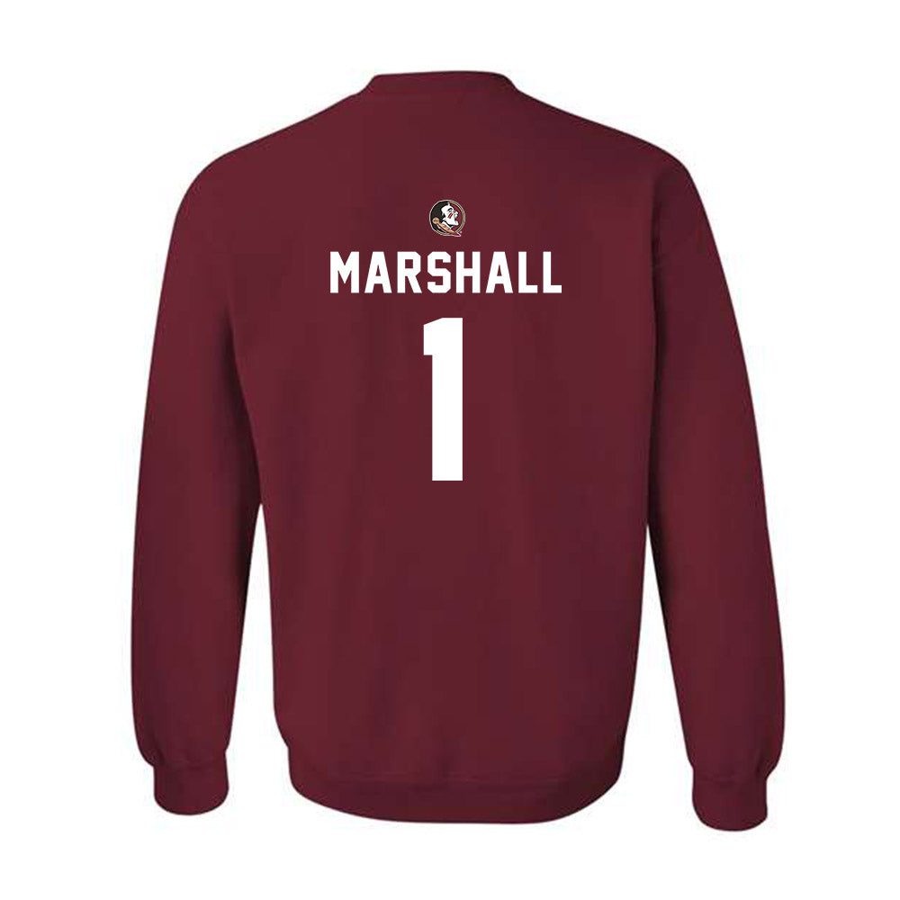 FSU - NCAA Football : Malachi Marshall - Sports Shersey Crewneck Sweatshirt-1