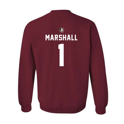 FSU - NCAA Football : Malachi Marshall - Sports Shersey Crewneck Sweatshirt-1