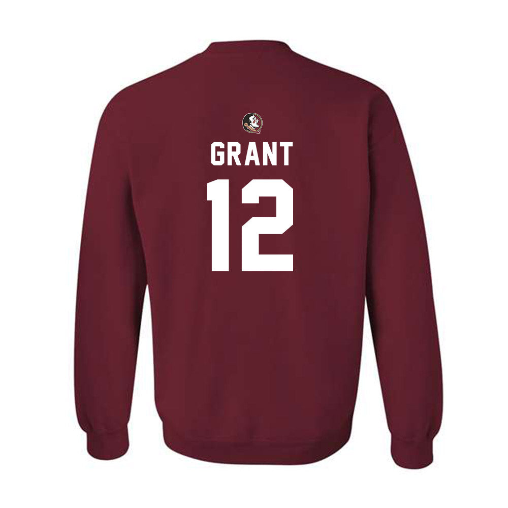 FSU - NCAA Football : Michael Grant - Sports Shersey Crewneck Sweatshirt-1