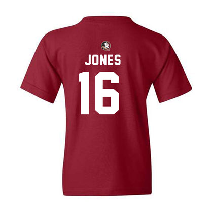 FSU - NCAA Football : Quindarrius Jones - Youth T-Shirt