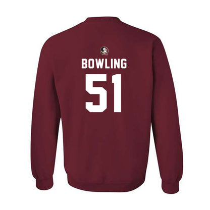 FSU - NCAA Football : Paul Bowling - Sports Shersey Crewneck Sweatshirt-1
