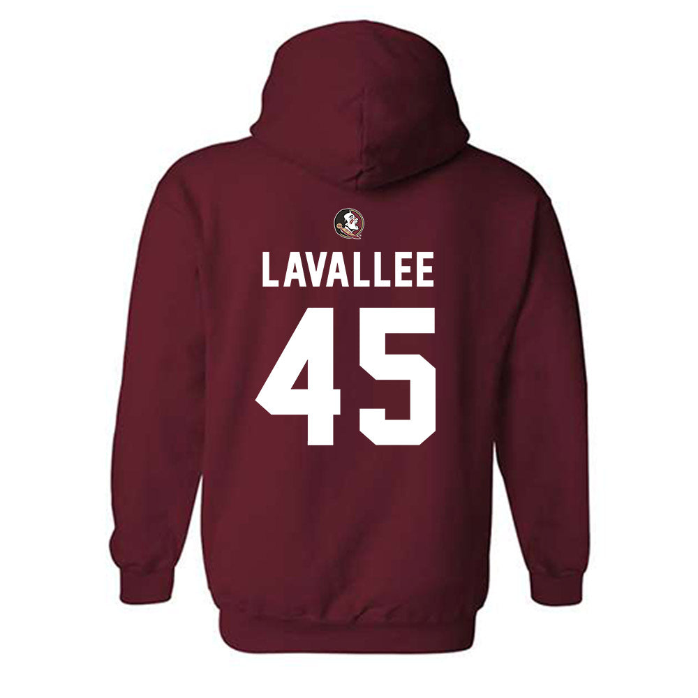 FSU - NCAA Football : Noah LaVallee - Sports Shersey Hooded Sweatshirt-1