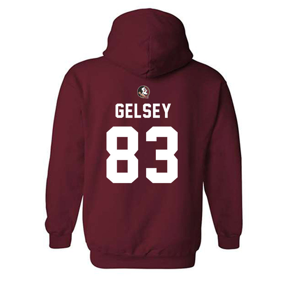 FSU - NCAA Football : Tae'Shaun Gelsey - Sports Shersey Hooded Sweatshirt-1