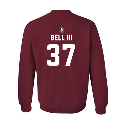 FSU - NCAA Football : Tre Bell III - Sports Shersey Crewneck Sweatshirt-1