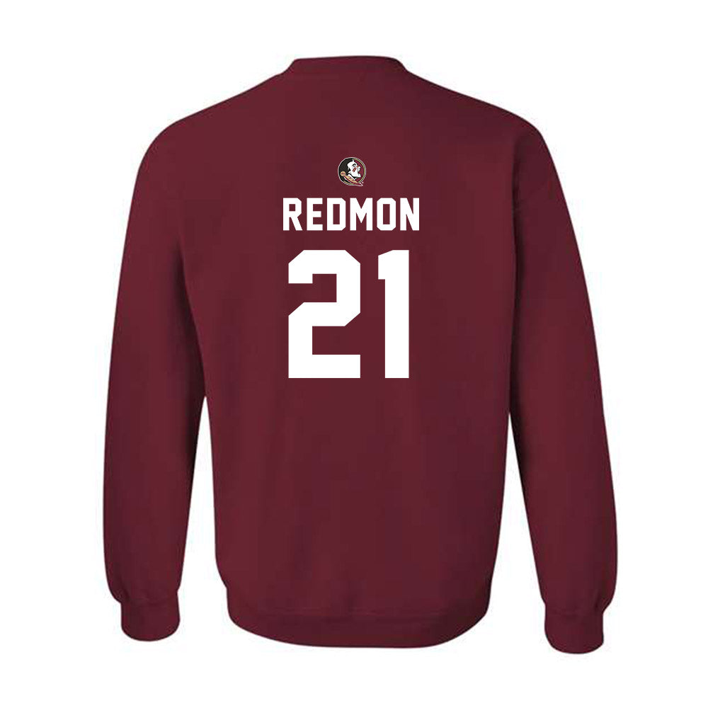 FSU - NCAA Football : Max Redmon - Sports Shersey Crewneck Sweatshirt-1