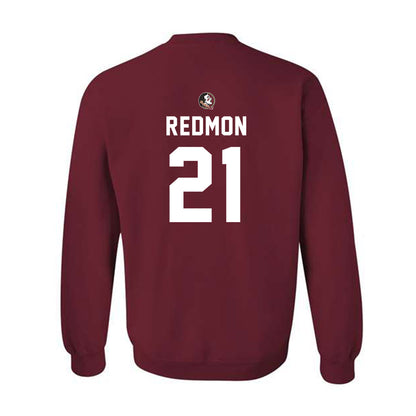 FSU - NCAA Football : Max Redmon - Sports Shersey Crewneck Sweatshirt-1