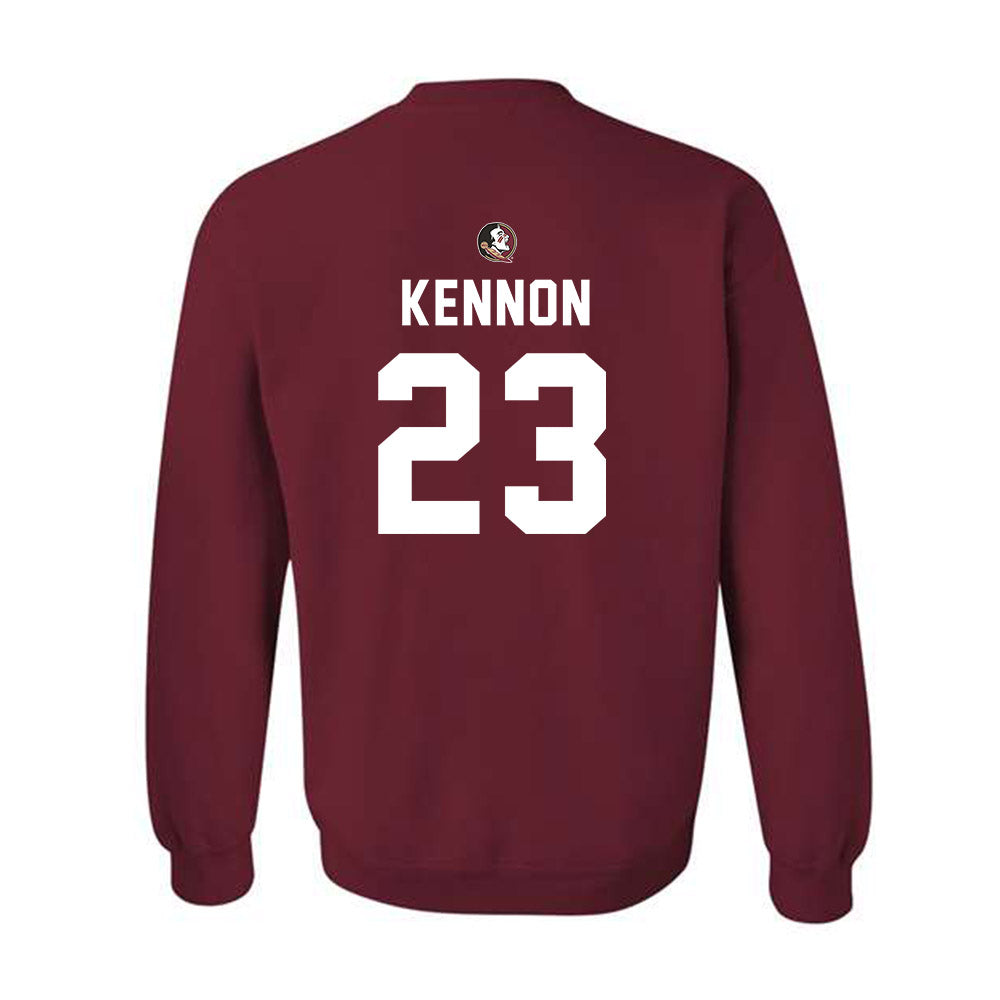 FSU - NCAA Football : Chauncey Kennon - Sports Shersey Crewneck Sweatshirt-1