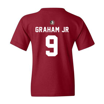 FSU - NCAA Football : Omar Graham Jr - Sports Shersey Youth T-Shirt-1
