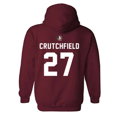 FSU - NCAA Football : Jordan Crutchfield - Sports Shersey Hooded Sweatshirt-1