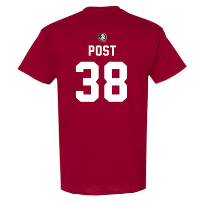 FSU - NCAA Football : Ethan Post - Sports Shersey T-Shirt-1