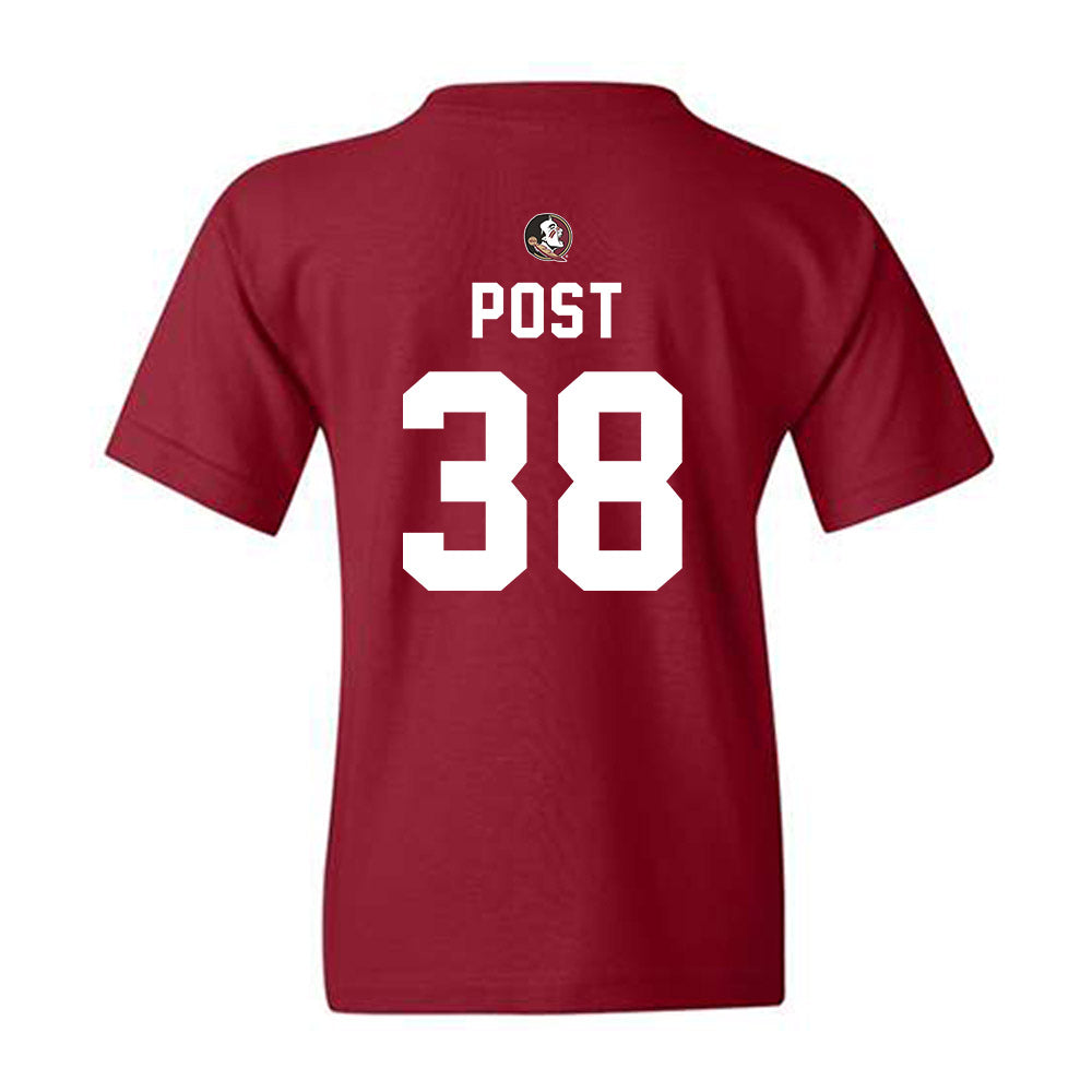 FSU - NCAA Football : Ethan Post - Sports Shersey Youth T-Shirt-1