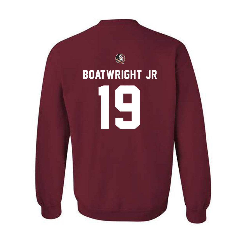 FSU - NCAA Football : Jarvis Boatwright Jr - Sports Shersey Crewneck Sweatshirt-1