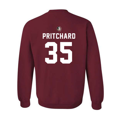 FSU - NCAA Football : Ethan Pritchard - Sports Shersey Crewneck Sweatshirt-1