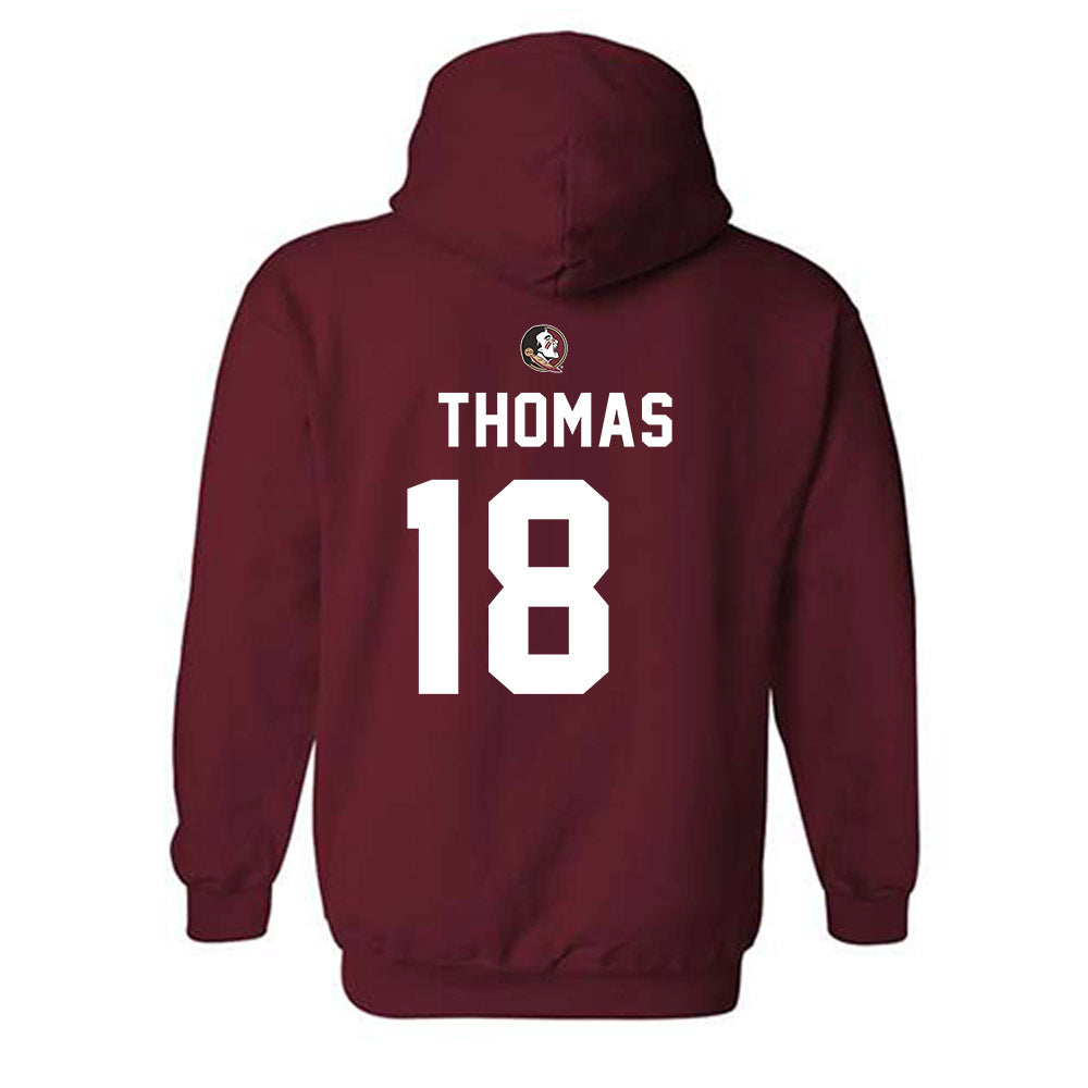 FSU - NCAA Football : Landen Thomas - Hooded Sweatshirt