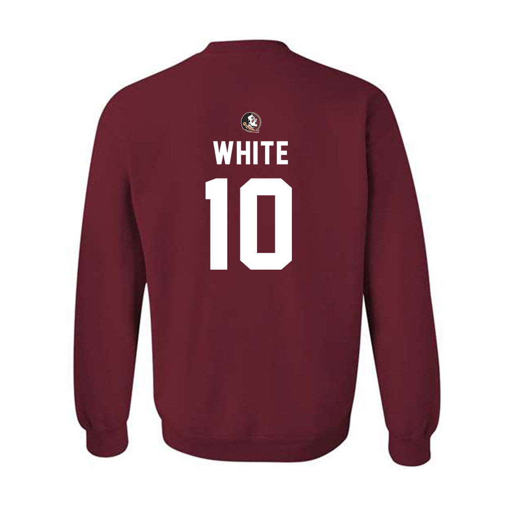 FSU - NCAA Football : Efrem White - Sports Shersey Crewneck Sweatshirt-1