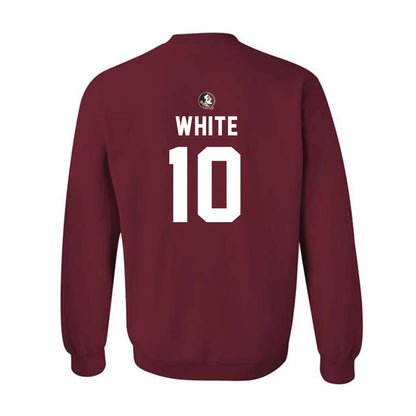 FSU - NCAA Football : Efrem White - Sports Shersey Crewneck Sweatshirt-1