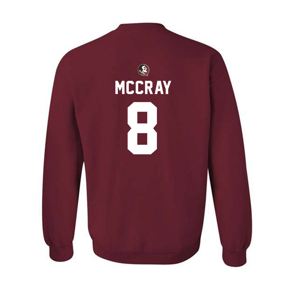 FSU - NCAA Football : Deante McCray - Sports Shersey Crewneck Sweatshirt-1