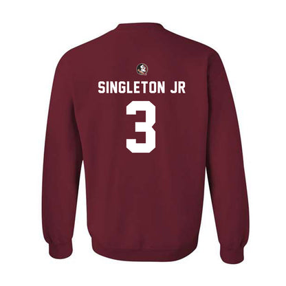 FSU - NCAA Football : Samuel Singleton Jr - Sports Shersey Crewneck Sweatshirt-1