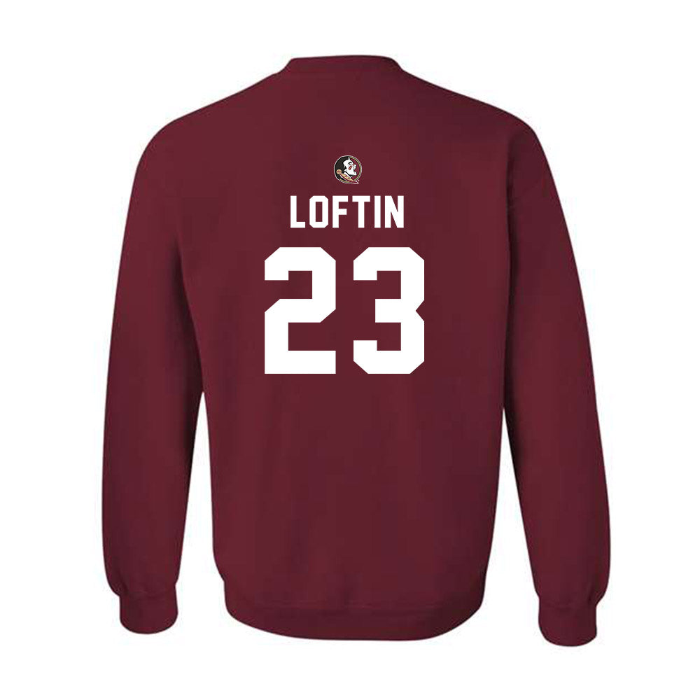 FSU - NCAA Football : Chase Loftin - Sports Shersey Crewneck Sweatshirt-1