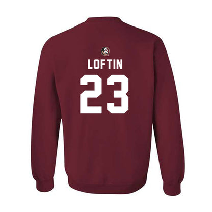 FSU - NCAA Football : Chase Loftin - Sports Shersey Crewneck Sweatshirt-1