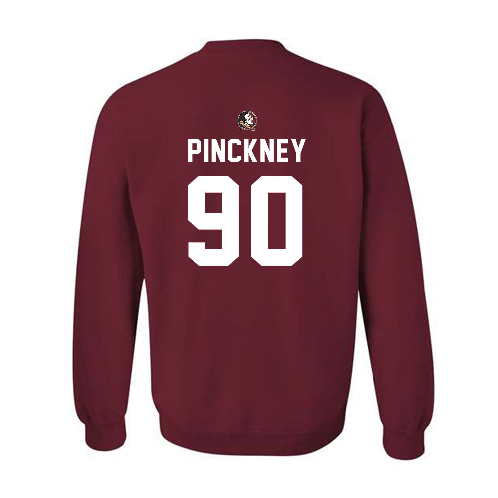 FSU - NCAA Football : Jaemin Pinckney - Sports Shersey Crewneck Sweatshirt-1